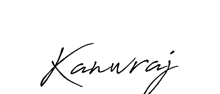 Kanwraj stylish signature style. Best Handwritten Sign (Antro_Vectra_Bolder) for my name. Handwritten Signature Collection Ideas for my name Kanwraj. Kanwraj signature style 7 images and pictures png