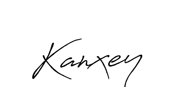 How to make Kanxey name signature. Use Antro_Vectra_Bolder style for creating short signs online. This is the latest handwritten sign. Kanxey signature style 7 images and pictures png