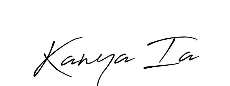 You can use this online signature creator to create a handwritten signature for the name Kanya Ia. This is the best online autograph maker. Kanya Ia signature style 7 images and pictures png