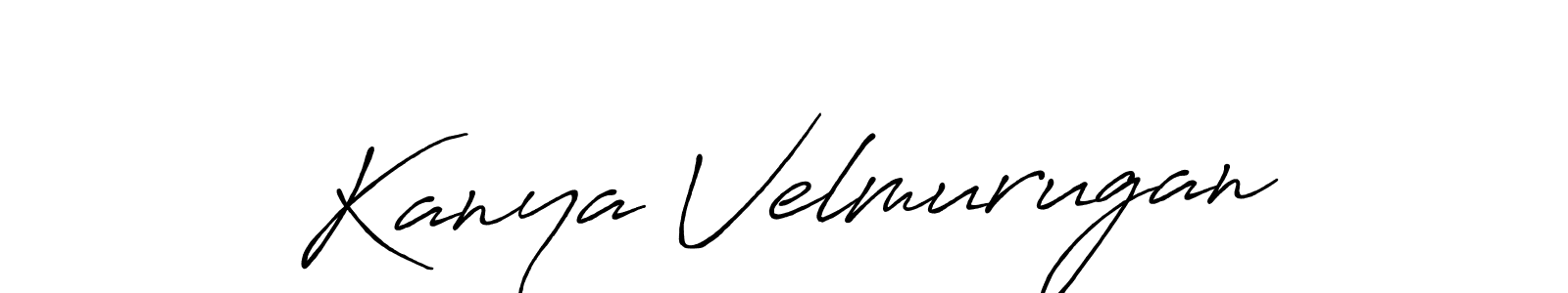 Make a beautiful signature design for name Kanya Velmurugan. Use this online signature maker to create a handwritten signature for free. Kanya Velmurugan signature style 7 images and pictures png