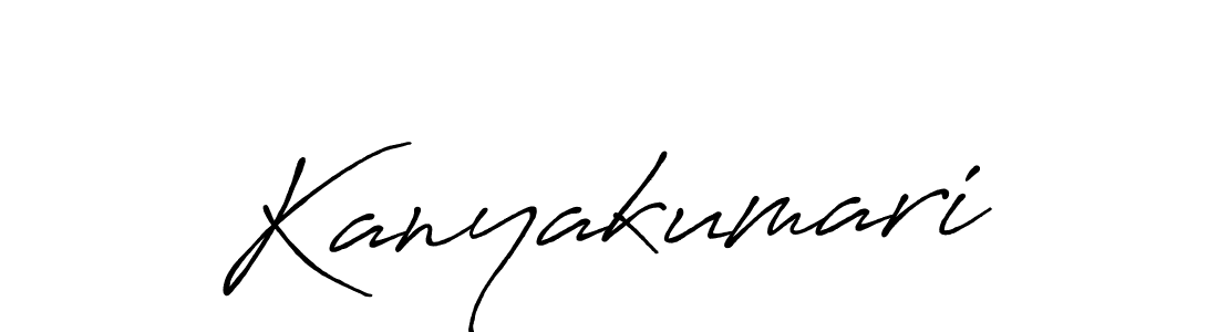 You should practise on your own different ways (Antro_Vectra_Bolder) to write your name (Kanyakumari) in signature. don't let someone else do it for you. Kanyakumari signature style 7 images and pictures png