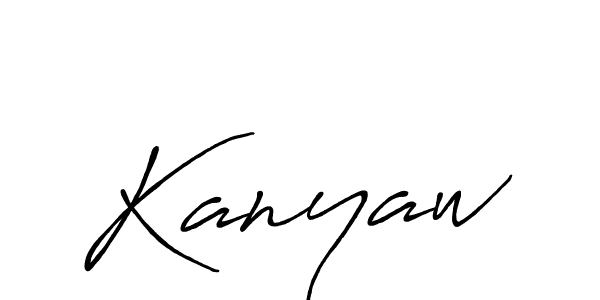 Best and Professional Signature Style for Kanyaw. Antro_Vectra_Bolder Best Signature Style Collection. Kanyaw signature style 7 images and pictures png