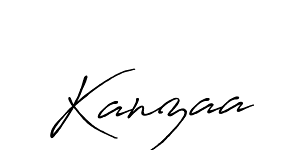 The best way (Antro_Vectra_Bolder) to make a short signature is to pick only two or three words in your name. The name Kanzaa include a total of six letters. For converting this name. Kanzaa signature style 7 images and pictures png