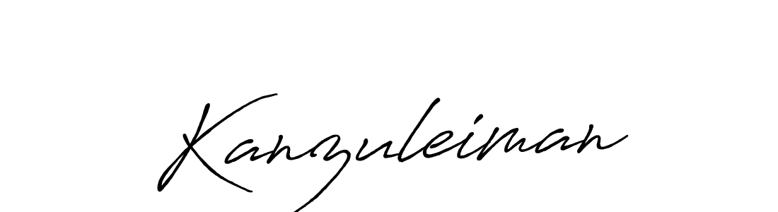 How to make Kanzuleiman name signature. Use Antro_Vectra_Bolder style for creating short signs online. This is the latest handwritten sign. Kanzuleiman signature style 7 images and pictures png