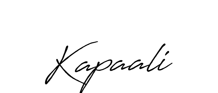 Use a signature maker to create a handwritten signature online. With this signature software, you can design (Antro_Vectra_Bolder) your own signature for name Kapaali. Kapaali signature style 7 images and pictures png