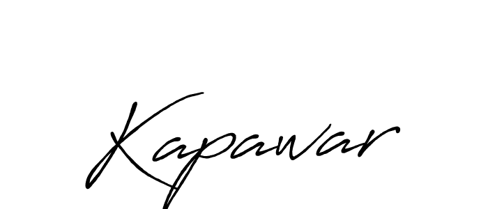 Design your own signature with our free online signature maker. With this signature software, you can create a handwritten (Antro_Vectra_Bolder) signature for name Kapawar. Kapawar signature style 7 images and pictures png