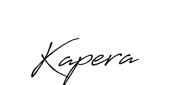 How to make Kapera name signature. Use Antro_Vectra_Bolder style for creating short signs online. This is the latest handwritten sign. Kapera signature style 7 images and pictures png