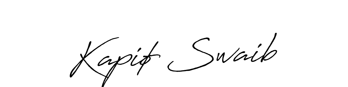 You should practise on your own different ways (Antro_Vectra_Bolder) to write your name (Kapiø Swaib) in signature. don't let someone else do it for you. Kapiø Swaib signature style 7 images and pictures png