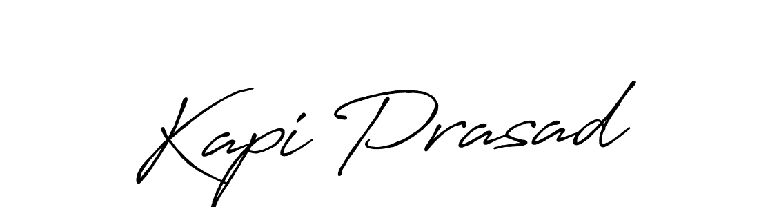 Use a signature maker to create a handwritten signature online. With this signature software, you can design (Antro_Vectra_Bolder) your own signature for name Kapi Prasad. Kapi Prasad signature style 7 images and pictures png