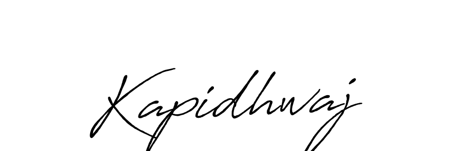 Use a signature maker to create a handwritten signature online. With this signature software, you can design (Antro_Vectra_Bolder) your own signature for name Kapidhwaj. Kapidhwaj signature style 7 images and pictures png