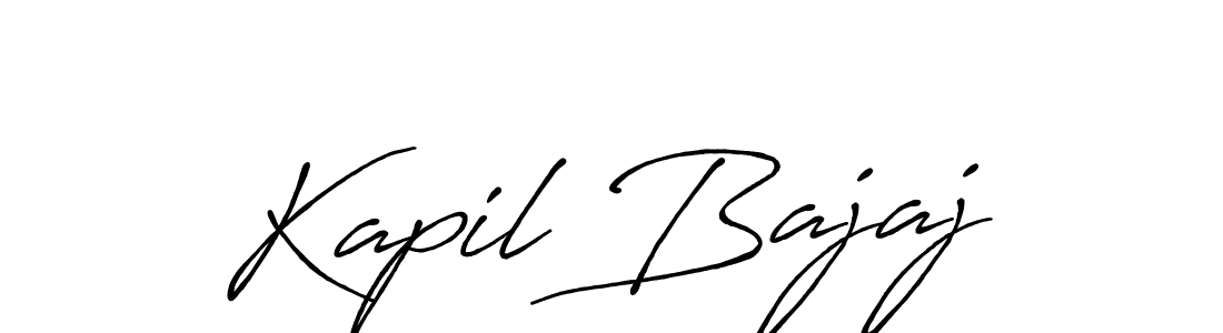 Use a signature maker to create a handwritten signature online. With this signature software, you can design (Antro_Vectra_Bolder) your own signature for name Kapil Bajaj. Kapil Bajaj signature style 7 images and pictures png