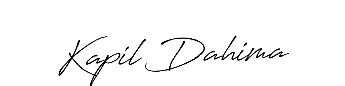 Make a short Kapil Dahima signature style. Manage your documents anywhere anytime using Antro_Vectra_Bolder. Create and add eSignatures, submit forms, share and send files easily. Kapil Dahima signature style 7 images and pictures png