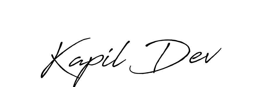 How to make Kapil Dev signature? Antro_Vectra_Bolder is a professional autograph style. Create handwritten signature for Kapil Dev name. Kapil Dev signature style 7 images and pictures png