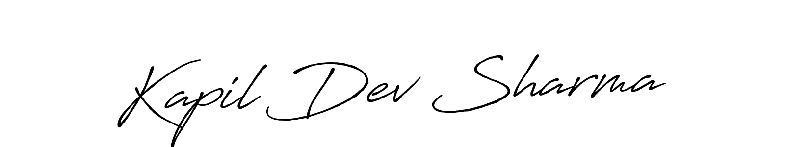 Make a short Kapil Dev Sharma signature style. Manage your documents anywhere anytime using Antro_Vectra_Bolder. Create and add eSignatures, submit forms, share and send files easily. Kapil Dev Sharma signature style 7 images and pictures png