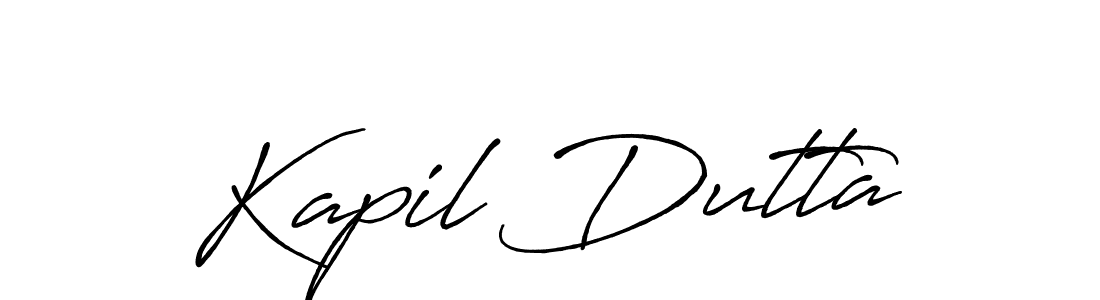 The best way (Antro_Vectra_Bolder) to make a short signature is to pick only two or three words in your name. The name Kapil Dutta include a total of six letters. For converting this name. Kapil Dutta signature style 7 images and pictures png