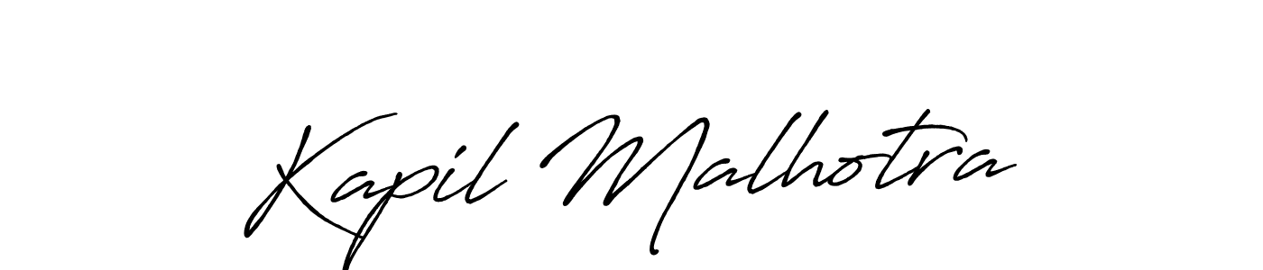 Also we have Kapil Malhotra name is the best signature style. Create professional handwritten signature collection using Antro_Vectra_Bolder autograph style. Kapil Malhotra signature style 7 images and pictures png