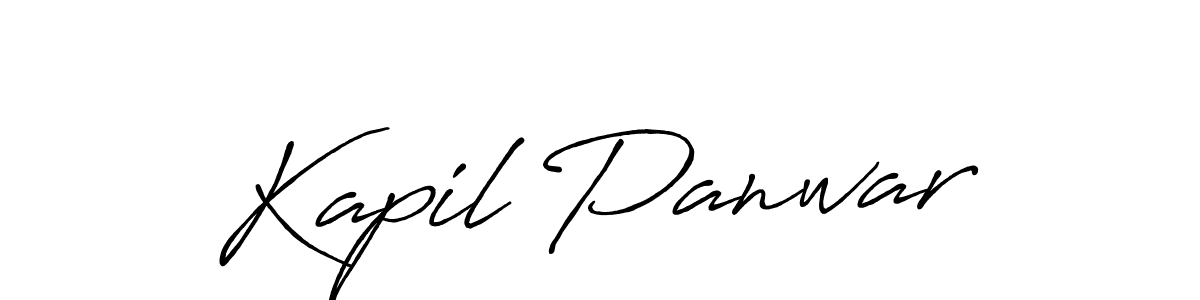 It looks lik you need a new signature style for name Kapil Panwar. Design unique handwritten (Antro_Vectra_Bolder) signature with our free signature maker in just a few clicks. Kapil Panwar signature style 7 images and pictures png