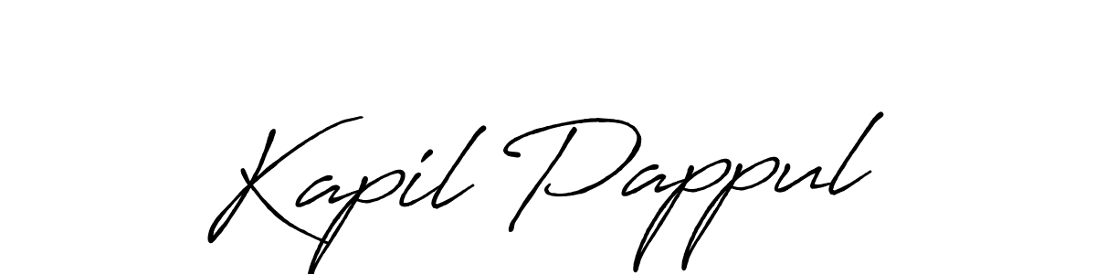 This is the best signature style for the Kapil Pappul name. Also you like these signature font (Antro_Vectra_Bolder). Mix name signature. Kapil Pappul signature style 7 images and pictures png