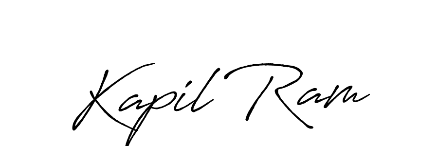 Antro_Vectra_Bolder is a professional signature style that is perfect for those who want to add a touch of class to their signature. It is also a great choice for those who want to make their signature more unique. Get Kapil Ram name to fancy signature for free. Kapil Ram signature style 7 images and pictures png