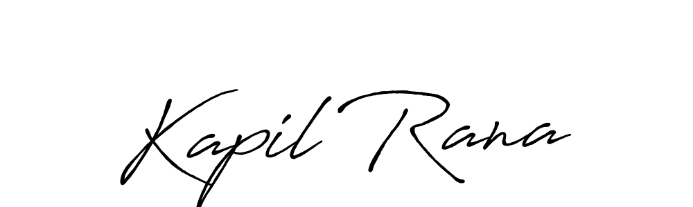 Kapil Rana stylish signature style. Best Handwritten Sign (Antro_Vectra_Bolder) for my name. Handwritten Signature Collection Ideas for my name Kapil Rana. Kapil Rana signature style 7 images and pictures png