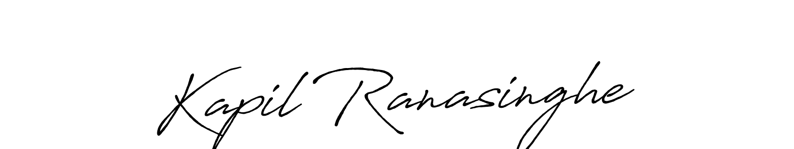 Design your own signature with our free online signature maker. With this signature software, you can create a handwritten (Antro_Vectra_Bolder) signature for name Kapil Ranasinghe. Kapil Ranasinghe signature style 7 images and pictures png