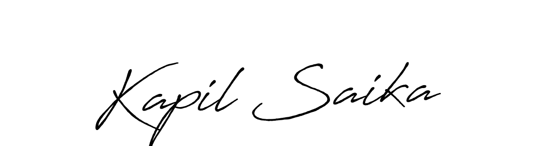 Here are the top 10 professional signature styles for the name Kapil Saika. These are the best autograph styles you can use for your name. Kapil Saika signature style 7 images and pictures png