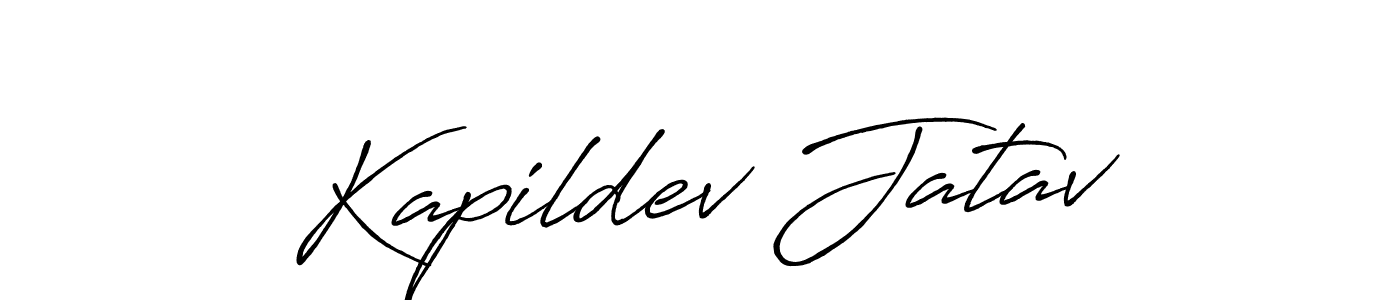 It looks lik you need a new signature style for name Kapildev Jatav. Design unique handwritten (Antro_Vectra_Bolder) signature with our free signature maker in just a few clicks. Kapildev Jatav signature style 7 images and pictures png