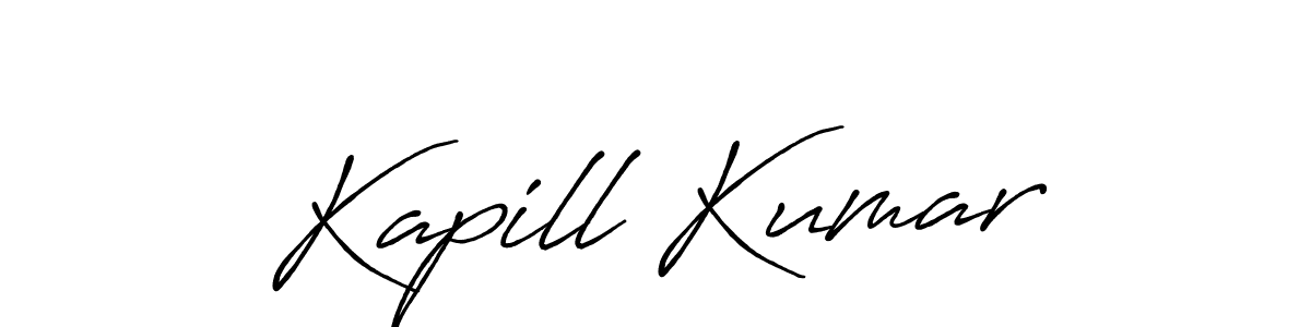 How to Draw Kapill Kumar signature style? Antro_Vectra_Bolder is a latest design signature styles for name Kapill Kumar. Kapill Kumar signature style 7 images and pictures png