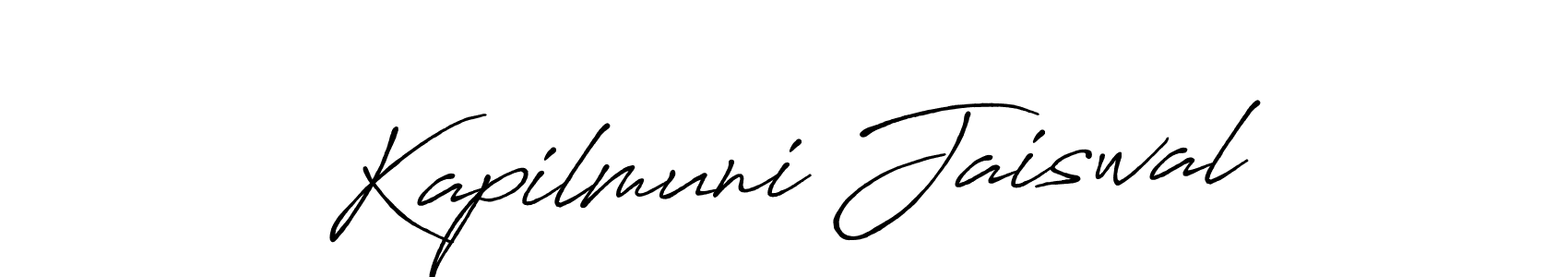 Make a beautiful signature design for name Kapilmuni Jaiswal. Use this online signature maker to create a handwritten signature for free. Kapilmuni Jaiswal signature style 7 images and pictures png