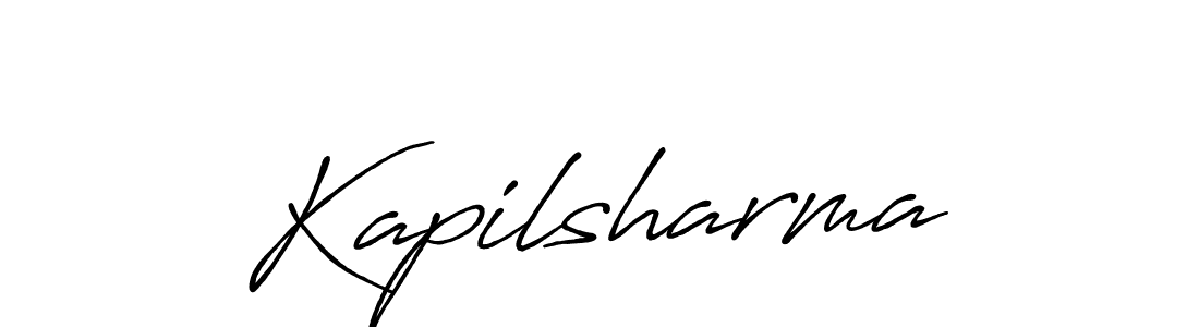 Design your own signature with our free online signature maker. With this signature software, you can create a handwritten (Antro_Vectra_Bolder) signature for name Kapilsharma. Kapilsharma signature style 7 images and pictures png