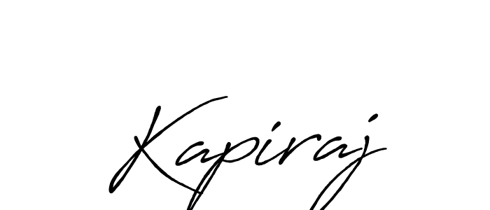 Also we have Kapiraj name is the best signature style. Create professional handwritten signature collection using Antro_Vectra_Bolder autograph style. Kapiraj signature style 7 images and pictures png