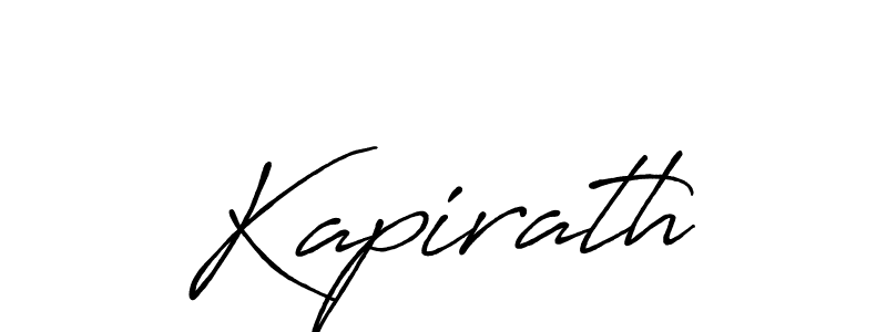 Make a beautiful signature design for name Kapirath. With this signature (Antro_Vectra_Bolder) style, you can create a handwritten signature for free. Kapirath signature style 7 images and pictures png