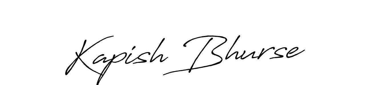 Similarly Antro_Vectra_Bolder is the best handwritten signature design. Signature creator online .You can use it as an online autograph creator for name Kapish Bhurse. Kapish Bhurse signature style 7 images and pictures png