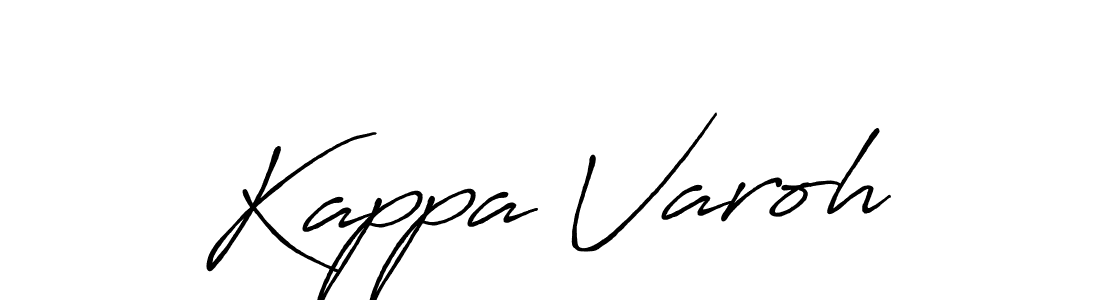 Here are the top 10 professional signature styles for the name Kappa Varoh. These are the best autograph styles you can use for your name. Kappa Varoh signature style 7 images and pictures png