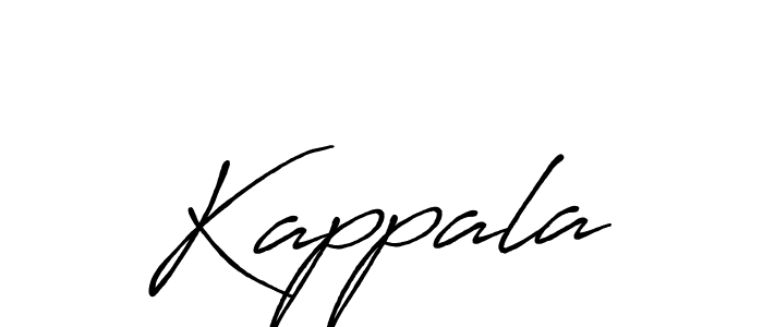 Kappala stylish signature style. Best Handwritten Sign (Antro_Vectra_Bolder) for my name. Handwritten Signature Collection Ideas for my name Kappala. Kappala signature style 7 images and pictures png