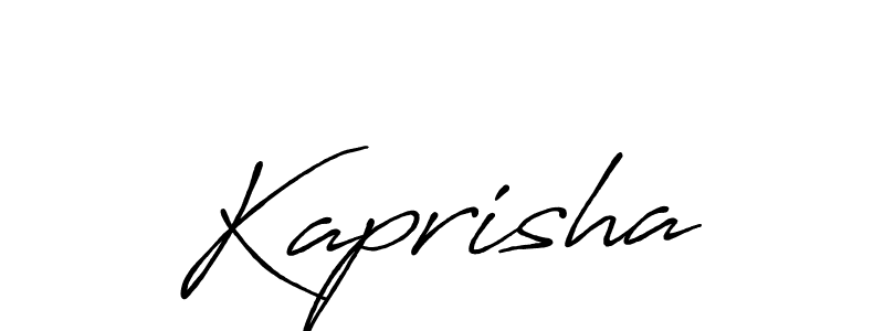 It looks lik you need a new signature style for name Kaprisha. Design unique handwritten (Antro_Vectra_Bolder) signature with our free signature maker in just a few clicks. Kaprisha signature style 7 images and pictures png