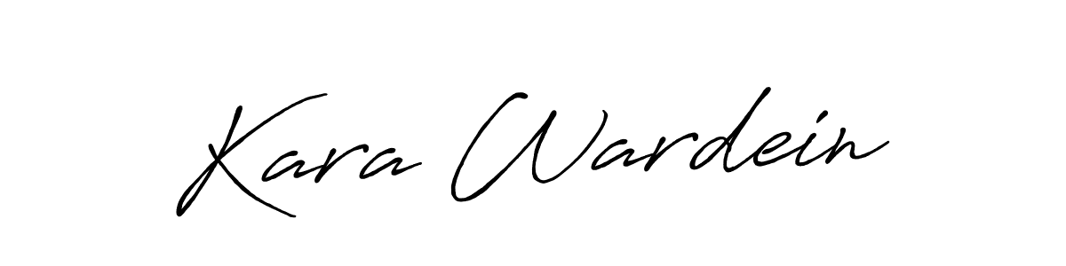 Also we have Kara Wardein name is the best signature style. Create professional handwritten signature collection using Antro_Vectra_Bolder autograph style. Kara Wardein signature style 7 images and pictures png