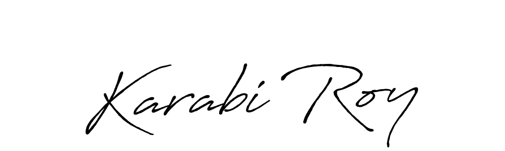 How to Draw Karabi Roy signature style? Antro_Vectra_Bolder is a latest design signature styles for name Karabi Roy. Karabi Roy signature style 7 images and pictures png