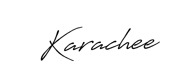 Best and Professional Signature Style for Karachee. Antro_Vectra_Bolder Best Signature Style Collection. Karachee signature style 7 images and pictures png