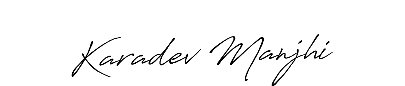 Make a beautiful signature design for name Karadev Manjhi. Use this online signature maker to create a handwritten signature for free. Karadev Manjhi signature style 7 images and pictures png