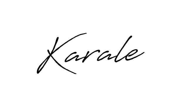 How to make Karale signature? Antro_Vectra_Bolder is a professional autograph style. Create handwritten signature for Karale name. Karale signature style 7 images and pictures png