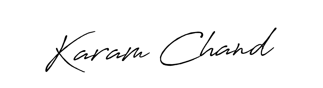 Make a beautiful signature design for name Karam Chand. Use this online signature maker to create a handwritten signature for free. Karam Chand signature style 7 images and pictures png