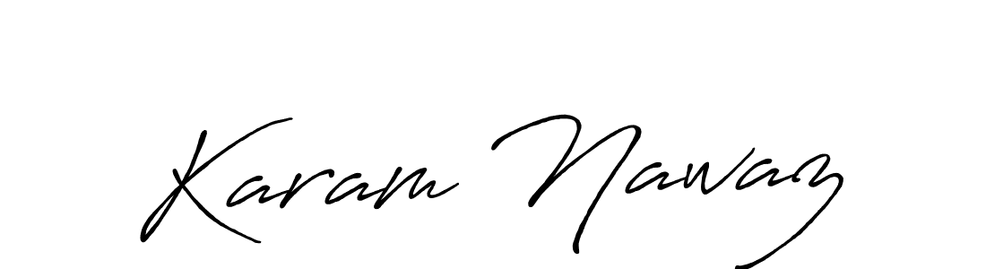 It looks lik you need a new signature style for name Karam Nawaz. Design unique handwritten (Antro_Vectra_Bolder) signature with our free signature maker in just a few clicks. Karam Nawaz signature style 7 images and pictures png