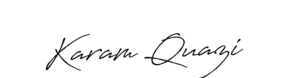 Make a short Karam Quazi signature style. Manage your documents anywhere anytime using Antro_Vectra_Bolder. Create and add eSignatures, submit forms, share and send files easily. Karam Quazi signature style 7 images and pictures png