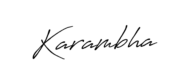 Here are the top 10 professional signature styles for the name Karambha. These are the best autograph styles you can use for your name. Karambha signature style 7 images and pictures png