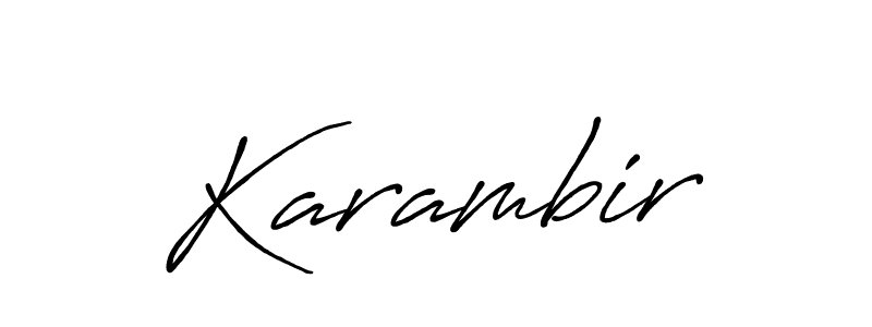 Make a beautiful signature design for name Karambir. Use this online signature maker to create a handwritten signature for free. Karambir signature style 7 images and pictures png