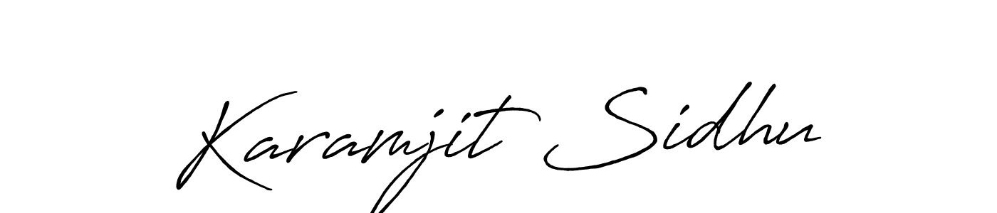 Antro_Vectra_Bolder is a professional signature style that is perfect for those who want to add a touch of class to their signature. It is also a great choice for those who want to make their signature more unique. Get Karamjit Sidhu name to fancy signature for free. Karamjit Sidhu signature style 7 images and pictures png