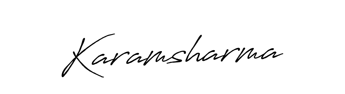 How to Draw Karamsharma signature style? Antro_Vectra_Bolder is a latest design signature styles for name Karamsharma. Karamsharma signature style 7 images and pictures png
