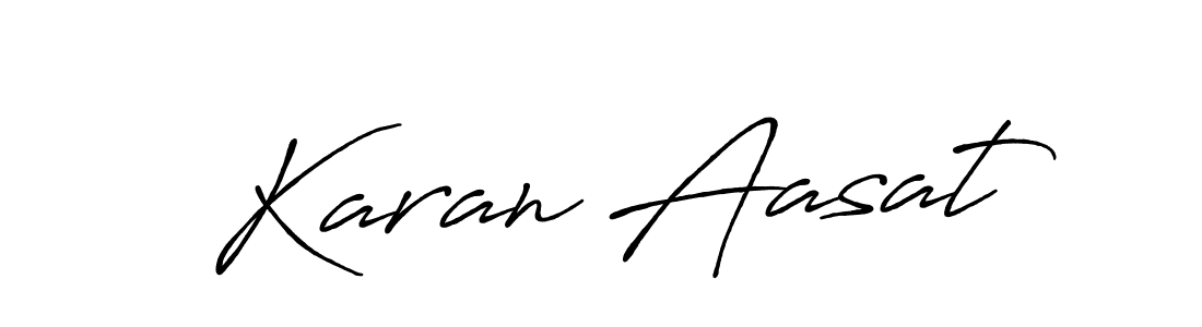 Once you've used our free online signature maker to create your best signature Antro_Vectra_Bolder style, it's time to enjoy all of the benefits that Karan Aasat name signing documents. Karan Aasat signature style 7 images and pictures png