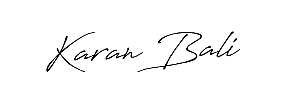 Once you've used our free online signature maker to create your best signature Antro_Vectra_Bolder style, it's time to enjoy all of the benefits that Karan Bali name signing documents. Karan Bali signature style 7 images and pictures png